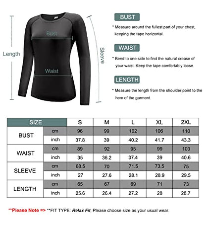 Boyzn Women's 3 Pack Short/Long Sleeve Workout Running Shirts, UPF 50+ Sun Protection Shirts, Athletic Exercise Gym T-Shirts