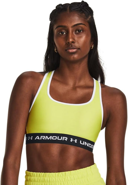 Under Armour Women's Crossback Mid Impact Sports Bra