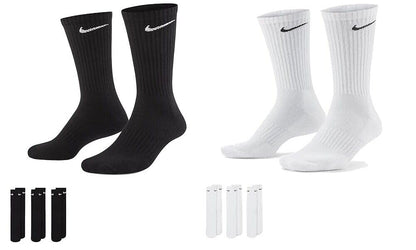 NIKE Men's U Nk Everyday Cush Crew 6pr-bd Socks