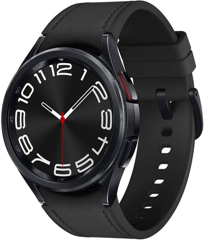 SAMSUNG Galaxy Watch 6 Classic 47mm Bluetooth Smartwatch, Rotating Bezel, Fitness Tracker, Personalized HR Zones, Advanced Sleep Coaching, US Version, Black (Renewed)