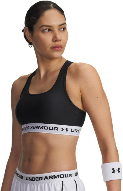Under Armour Women's Crossback Mid Impact Sports Bra
