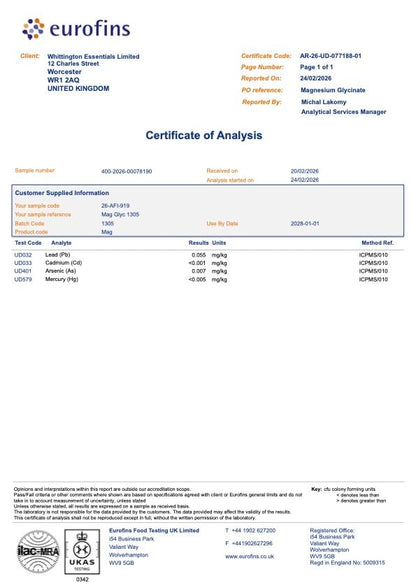 Magnesium Glycinate Supplements 1500mg