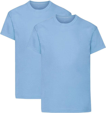 Listers Schoolwear Boys T-Shirt (Pack of 2) 100% Cotton 1-15 Years