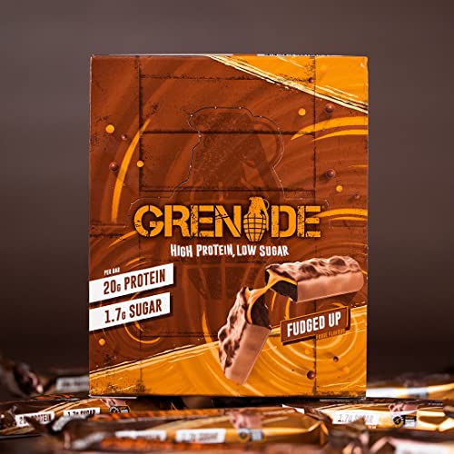 Grenade High Protein, Low Sugar Bar - White Chocolate Cookie, 12 x 60 g