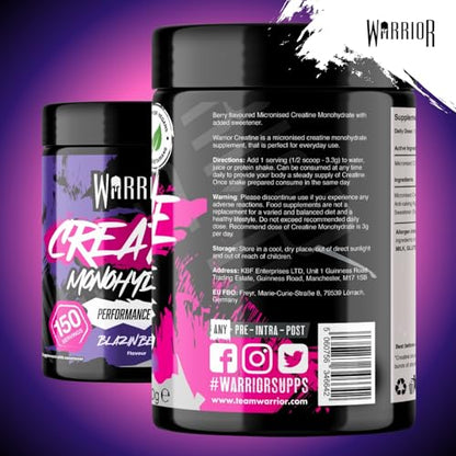 Warrior Creatine Monohydrate Powder 300g