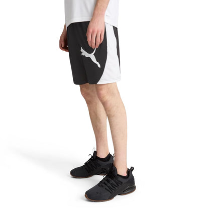 PUMA Mens Train All Day Tech 8 Inch Knit Athletic Shorts Casual Bottoms Casual - Blue