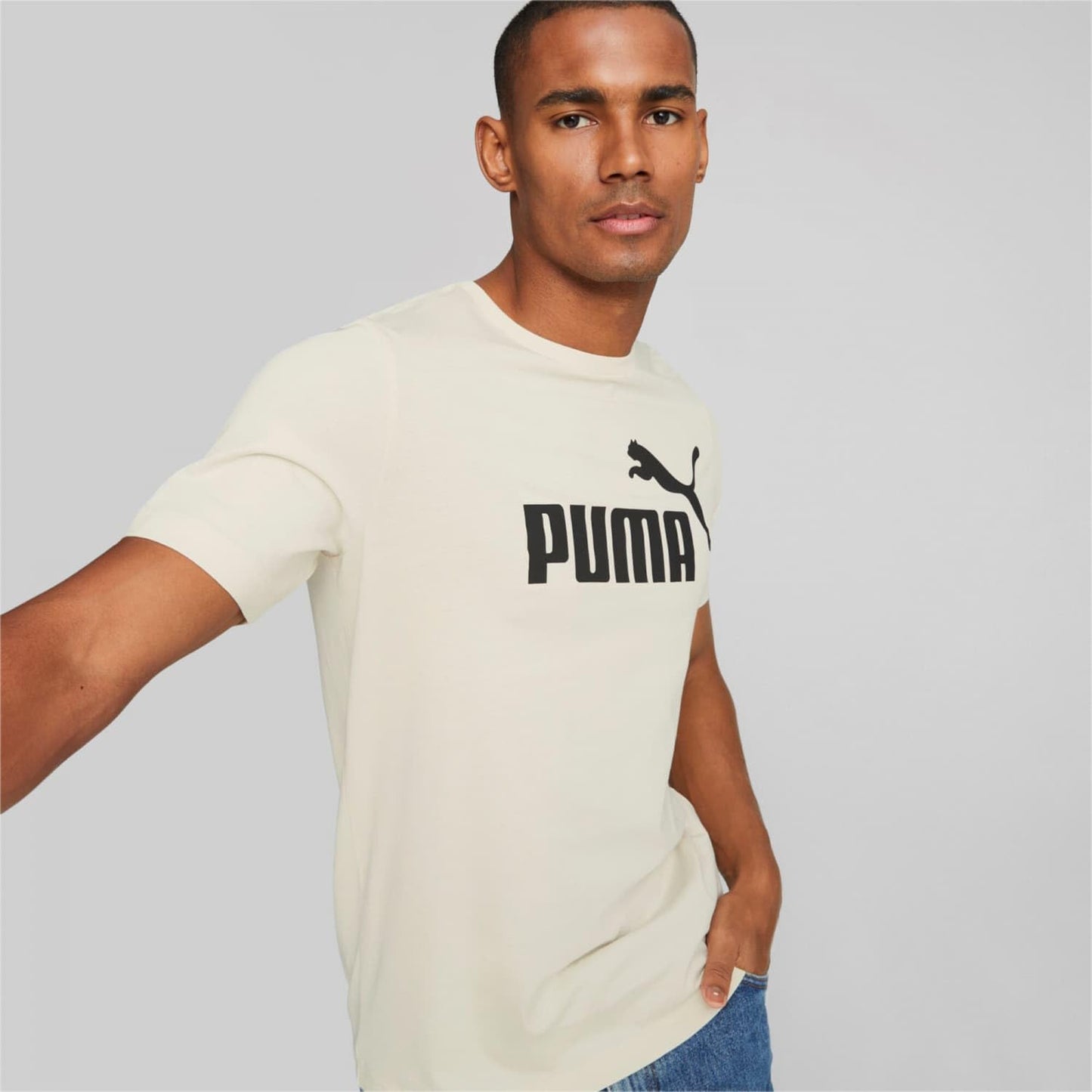 PUMA Men's Ess Logo Tee T Shirt