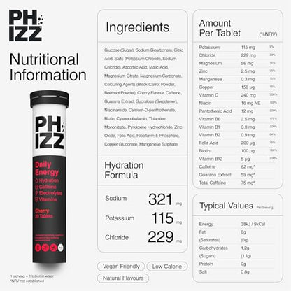 Phizz Electrolytes, Multivitamin & Hydration Tablets