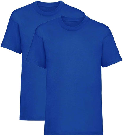 Listers Schoolwear Boys T-Shirt (Pack of 2) 100% Cotton 1-15 Years