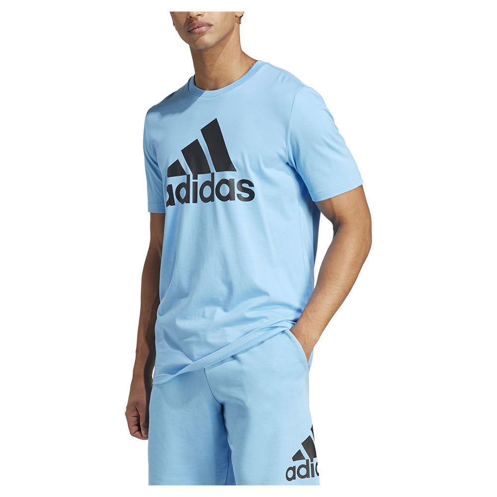 adidas Men's Essentials Single Jersey Big Logo Tee T-Shirt