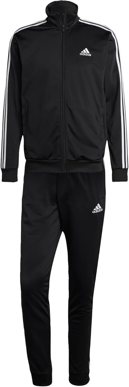 adidas Men's Basic 3-Stripes Tricot Track Suit