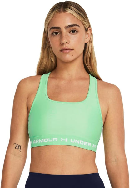 Under Armour Women's Crossback Mid Impact Sports Bra