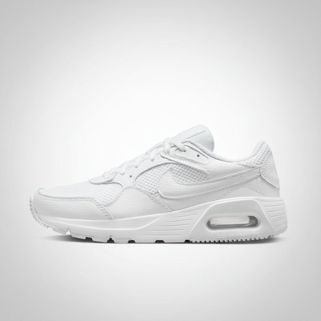 White sneaker on a white background