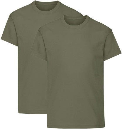 Listers Schoolwear Boys T-Shirt (Pack of 2) 100% Cotton 1-15 Years