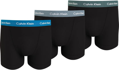 Calvin Klein Men’s 3 Pack Trunks with Logo Waistband