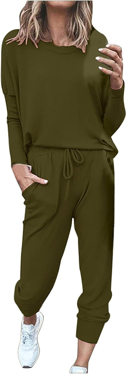 AMhomely Tracksuit Womens Full Set Lounge Wear Sets Oversized