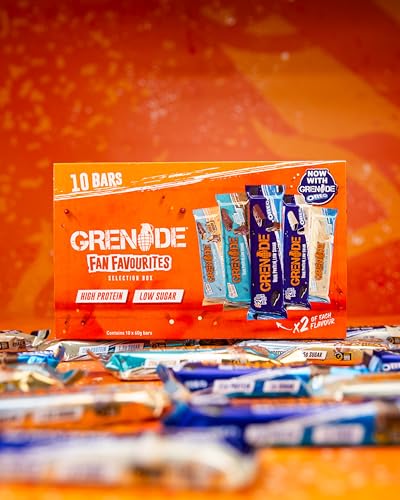 Grenade High Protein, Low Sugar Bar - White Chocolate Cookie, 12 x 60 g