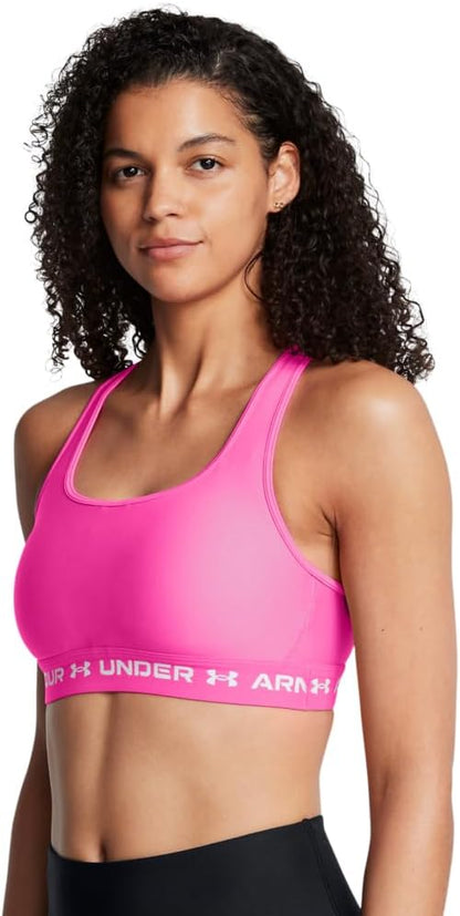 Under Armour Women's Crossback Mid Impact Sports Bra
