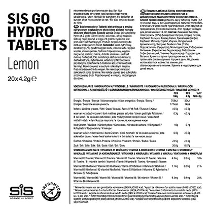 Science in Sport Hydro Electrolyte Tablets 20 pc