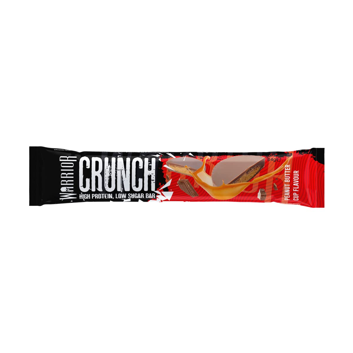 Warrior Crunch - High Protein Bars - 20g Protein Each Bar - Low Carb, Low Sugar Snack - 12 Pack x 64g (Variety Pack)