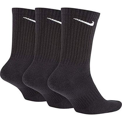 NIKE Unisex U Nk Everyday Cush Crew 3pr Socks