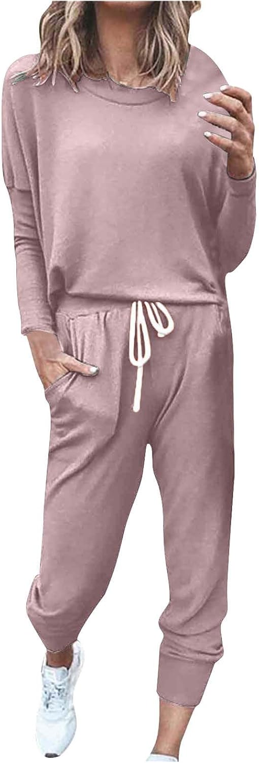 AMhomely Tracksuit Womens Full Set Lounge Wear Sets Oversized