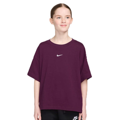 NIKE Girl's G NSW Tee Boxy Essntl Lbr Shirt