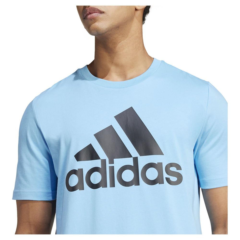 adidas Men's Essentials Single Jersey Big Logo Tee T-Shirt