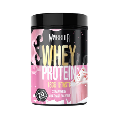 Warrior Whey Protein Powder 500g - Up to 36g* Protein per Shake – Low Sugar - Muscle Growth and Recovery Drink - Amazing Taste - 20 Servings - GMP Certified (Double Chocolate)