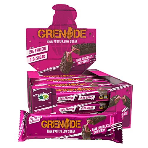 Grenade High Protein, Low Sugar Bar - White Chocolate Cookie, 12 x 60 g