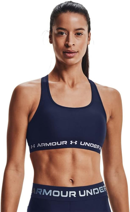 Under Armour Women's Crossback Mid Impact Sports Bra