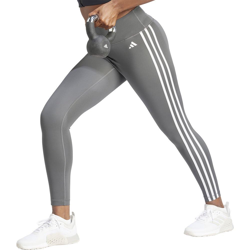 adidas Women's Train Essentials 3-Stripes High-Waisted 7/8 Leggings Tights (7/8)