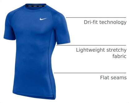 Nike Mens Pro Fitted Short Sleeve Training Tee