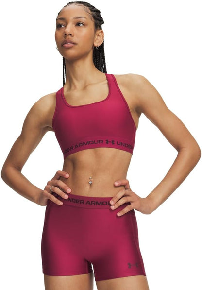 Under Armour Women's Crossback Mid Impact Sports Bra