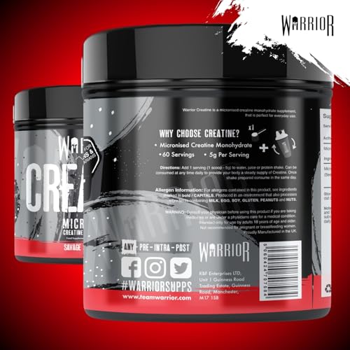 Warrior Creatine Monohydrate Powder 300g