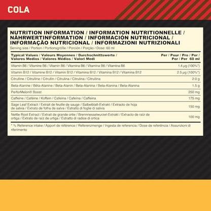 Optimum Nutrition Gold Standard Pre-Workout Energy Shot