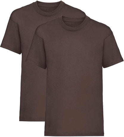 Listers Schoolwear Boys T-Shirt (Pack of 2) 100% Cotton 1-15 Years