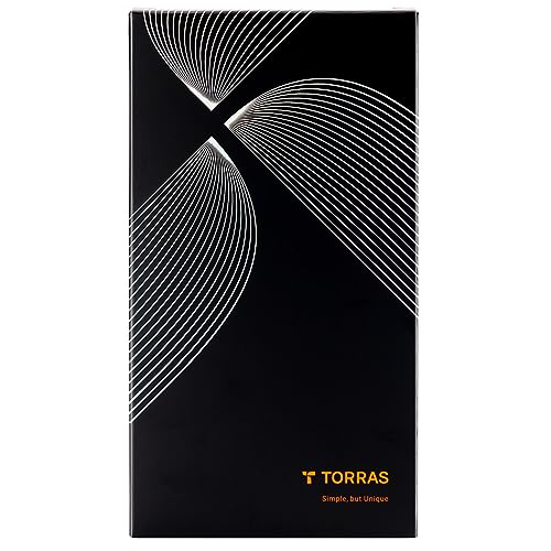 TORRAS for Samsung Galaxy Triple Camera Series [Durable Titanium Stand] [20W Wireless Charging] [TOP 19N Magnetic] [12FT Drop Protection] Case (Clear, Samsung S24 Ultra)