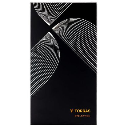 TORRAS for Samsung Galaxy Triple Camera Series [Durable Titanium Stand] [20W Wireless Charging] [TOP 19N Magnetic] [12FT Drop Protection] Case (Clear, Samsung S24 Ultra)