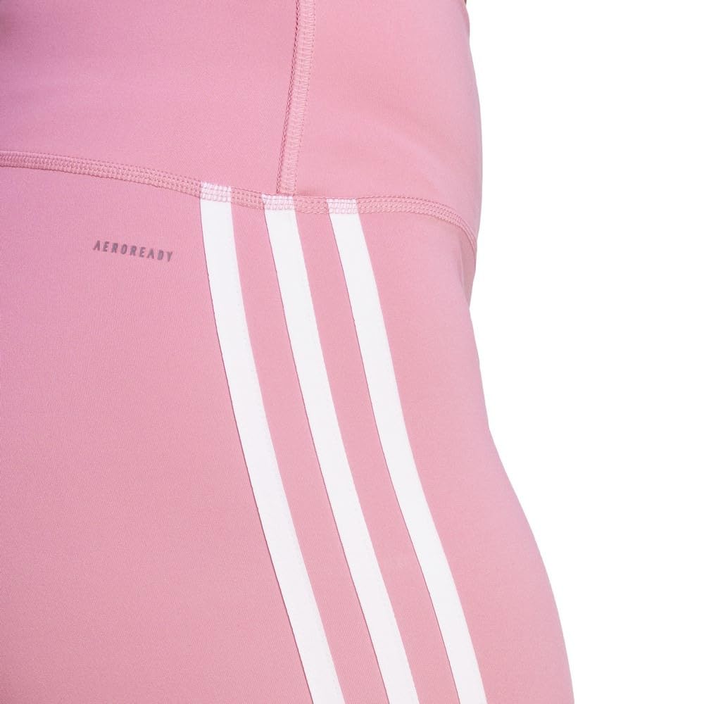 adidas Women's Train Essentials 3-Stripes High-Waisted 7/8 Leggings Tights (7/8)