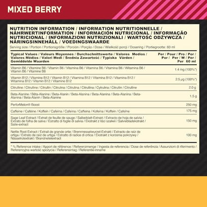 Optimum Nutrition Gold Standard Pre-Workout Energy Shot