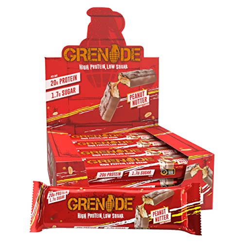 Grenade High Protein, Low Sugar Bar - White Chocolate Cookie, 12 x 60 g