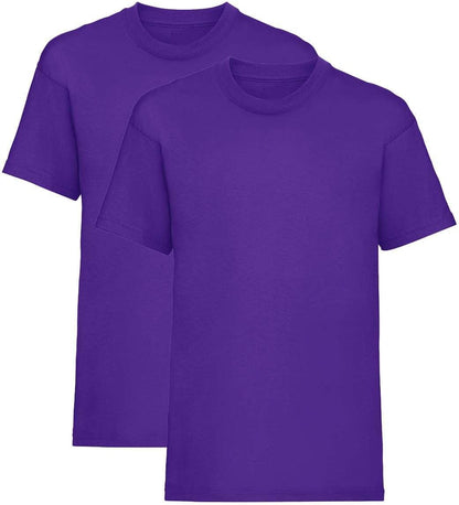 Listers Schoolwear Boys T-Shirt (Pack of 2) 100% Cotton 1-15 Years