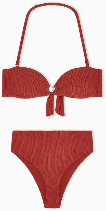 Emporio Armani Women's Bandeau+Brief Bikini Bikini Set
