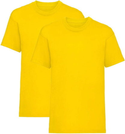 Listers Schoolwear Boys T-Shirt (Pack of 2) 100% Cotton 1-15 Years