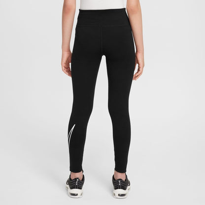 Nike Tights G NSW Clssc Tght GFX, Black/White, FZ5586-010, XL