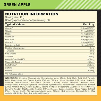 Optimum Nutrition Gold Standard Pre Workout Powder