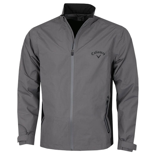 Callaway Golf Mens 2024 Corporate Waterproof Breathable Adjustable Taped Jacket