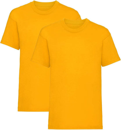 Listers Schoolwear Boys T-Shirt (Pack of 2) 100% Cotton 1-15 Years