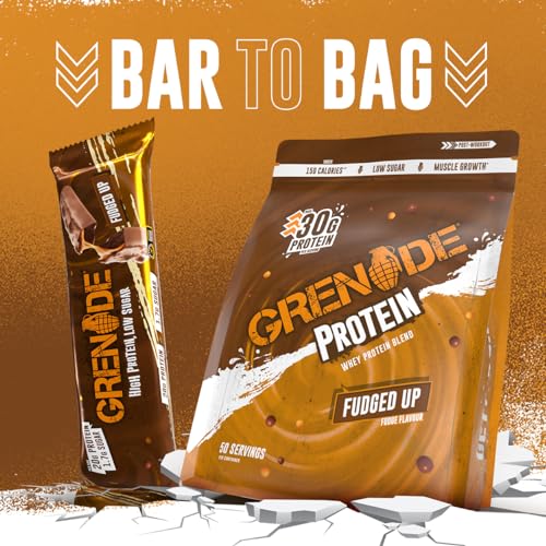 Grenade High Protein, Low Sugar Bar - White Chocolate Cookie, 12 x 60 g